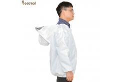 China Round Ventilated Bee Jacket With Fencing Veil Beekeeping Clothes Suit supplier