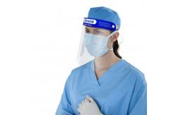 China PE Face Shield for Epidemic Prevention , Transparent Full Face Safety Cover supplier
