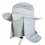 Soft Unisex Foldable Bucket Hat , Trendy Fishing Sun Hat For Big Heads for sale