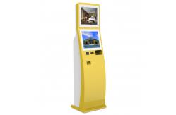 China Intel 1037U CPU Hotel Self Service Check In Kiosk With Passport Scanner supplier