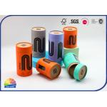 Perfume Paper Packaging Tube Custom Logo Cylinder With Plastic Window for sale