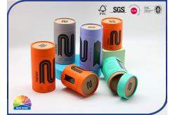 China Perfume Paper Packaging Tube Custom Logo Cylinder With Plastic Window supplier