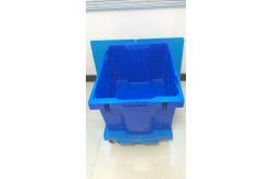 China Large Customized Plastic Storage Turover Boxes 800*600mm Multi - Purpose supplier