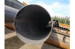 China Big Diameter 12m LSAW Steel Pipe / Long Straight Seam Welded Steel Pipe supplier