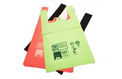 China Singlet Shape 1 MIL Kitchen Waste Bags Biodegradable Trash Can Liners supplier