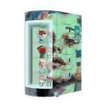 24 Hours Convenience Store Self Service Fresh Flower Vending Machine With Refrigerator And Humidifier for sale
