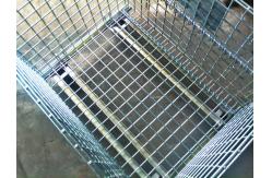 China Hot Dipped Galvanized Foldable Stacking Wire Mesh Boxes For Transport supplier