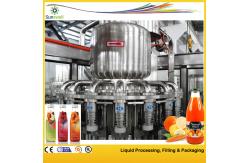 China Automatic Juice Filling Machine 3-In-1 For Fresh Fruit Plant supplier