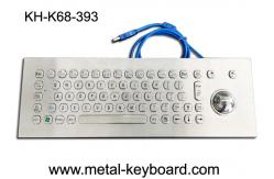 China FCC IP65 Panel Mount Computer Keyboard With 45mm Trackball supplier