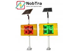 China CE Certified Solar Radar Traffic Signal IP54 Weatherproof Beacon System supplier