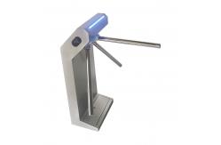 China Tripod Drop Arm Turnstile Semi Automatic Solenoid RFID Reader supplier