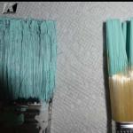 4 Inch Flat Polyester Bristle Paint Brushes Multifunctional For Wall Painting