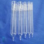 High Temperature Corrosion Resistance Factory Custom Laboratory Industrial Quartz Round Bottom Flat Test Tube for sale