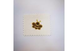 China Fashion And Lovely Oxhead Custom Clothing Patches Electroplating Embroidery supplier