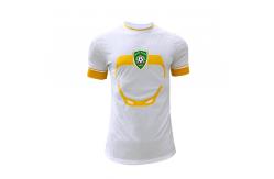 China 100% Polyester Football Jerseys Durable Permeable With Jacquard Dot Stripe Pattern supplier