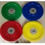 Commercial 20kg Bumper Plates Calibrated Weight Plates for sale
