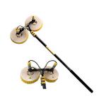 Telescopic 7.5M Solar Panel Automatic Cleaning Brush Double Head for sale