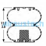 2B9-255 Goodyear Air Suspension Spring FD200-25428 Contitech Air Vibration Isolation for sale