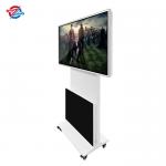 55 Digital Screen Signage In Stores Or Exibition With Movable Wheels