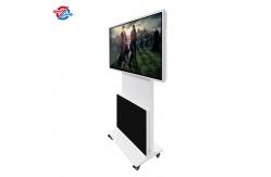 China 55 Digital Screen Signage In Stores Or Exibition With Movable Wheels supplier