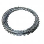 Anti Climb 2m Height Galvanized Razor Wire Barbed Wire for sale