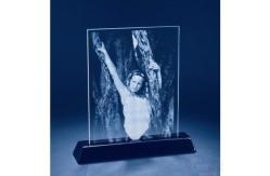 China 3D laser CRYSTAL/crystal photo frame/laser engraving photo frame/photo frame supplier