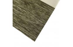 China 2.85m Window Rolling Shutter Blackout Zebra Blinds Fabric 50mm 75mm supplier