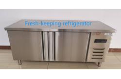 China 240V 2 Door Undercounter Freezer 350L Multiple Function Stable Operation supplier