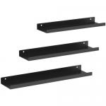 Floating Shelf Wall Mounted Heavy Duty Metal Rack for Living Room Bedroom Bathroom Storage for sale