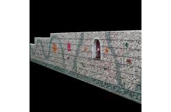 China Galvanized Welded 3mx1mx1m Gabion Box Wire Mesh For River Bank Retaining Wall supplier