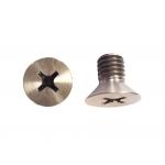 Customized Titanium Countersunk Head Screws for CNC Machine Screwing M1.6-M10