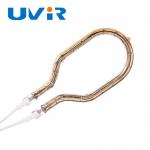 Gold Reflector Quartz Tube Shortwave Infrared Ring Halogen Heating Lamp 200-6000W for sale