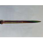 Fishbone Nylon Handle Hunting Knife HRC50 To 55 Titanium Hand Polished