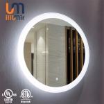 Wall Mounted Lighted Mirror 5mm Copper Free Silver Mirror Glass for Hotel Home LED for sale