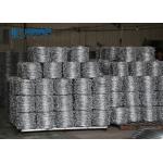 Flatwrap Razor Wire Fence Silver Color Security Barrier With Sharp Edges for sale
