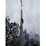 Q235 Industry Octagonal Antenna 15M Monopole Telecommunications Tower Pole For Broadcasting for sale