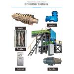 Dual Shaft Aluminium Can Shredder Crushing Industrial Shredder For Metal