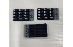 China Bank Payment Cipher Silicne Button With Conductive Carbon Particles supplier