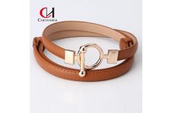 China Fashionable PU Women'S Adjustable Belt with Customized Logo supplier