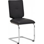 PU Leather Modern Dining Chairs Synthetic Furnishings for sale
