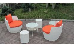 China UV Resistant Fashion Obelisk Chair With Round Tea / Coffee Table supplier