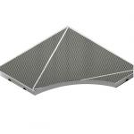 Modular Stainless Steel Entrance Mats Commercial Heavy Traffic Entrance Door Mat for sale