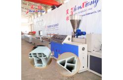 China ISO9001 Plastic Profile Extrusion Line PVC UPVC Profile Extrusion Line Stable Operation supplier