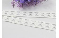 China Chemical Polyester Lace Trim By The Yard With Hollow Out Geometric Rhombus Design supplier