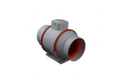 China Plastic Inline Duct Fans HVAC Impeller Forward Diagonal Flow 220V supplier