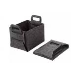 Reusable Practical Foldable Felt Storage Basket Multipurpose Waterproof