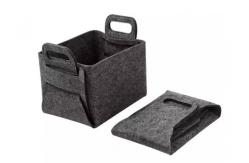 China Reusable Practical Foldable Felt Storage Basket Multipurpose Waterproof supplier