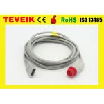 Professional Gray 12 ft IBP Cable For Patient Monitor 78205AD Round 12 Pin for sale