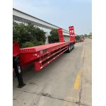 CIMC Truck Trailer 4 Axles Heavy Duty Lowboy Semi Trailer Lowbed Semi Trailer for sale