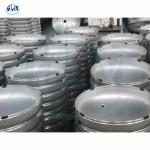 SS304 ASME 5000MM 40in Metal Tank End Caps Elliptical Dish End For Pipe Fitting for sale